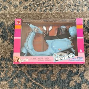 Vespa Barbie motor scooter, New in Box